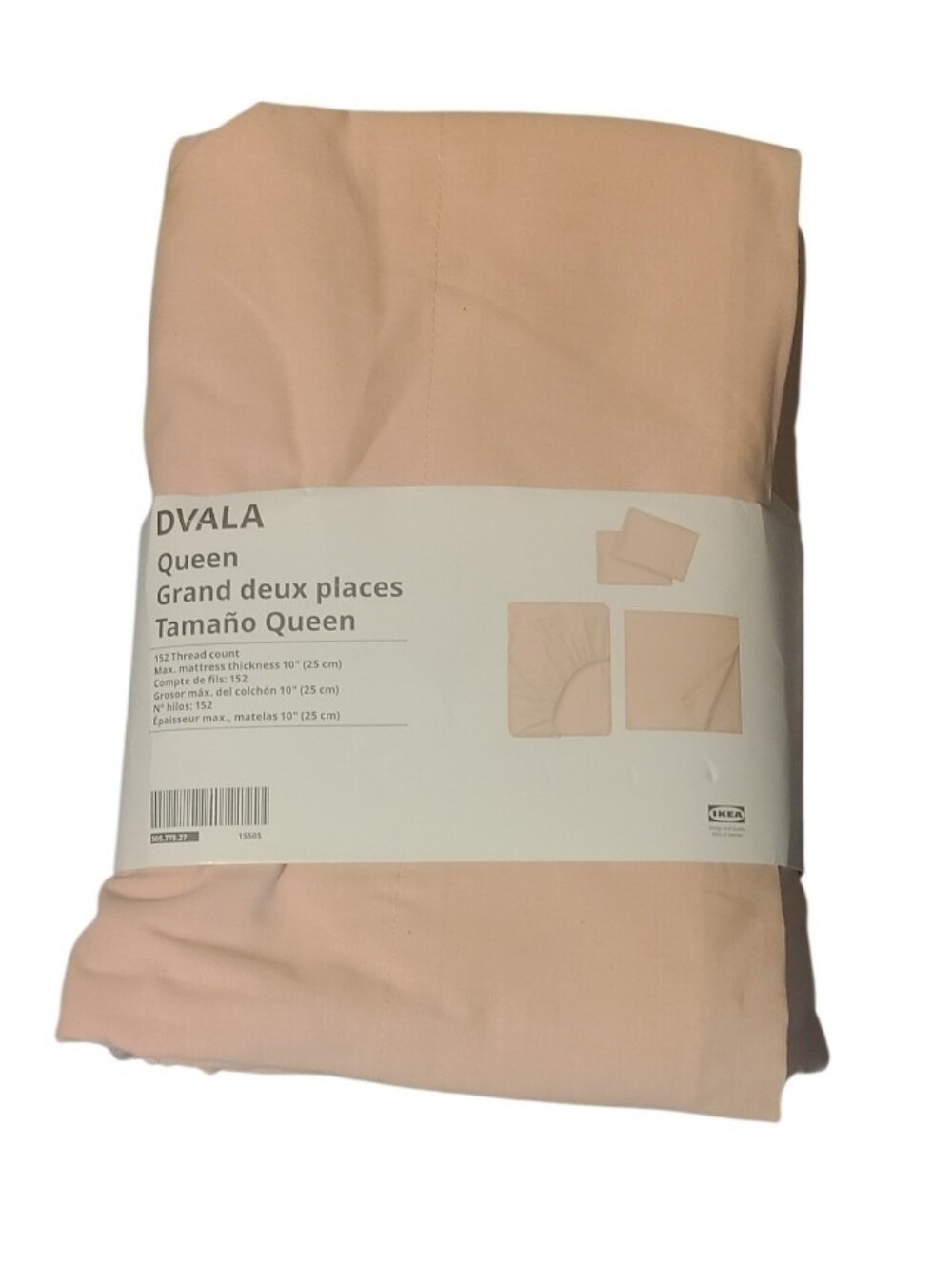 IKEA DVALA Queen-Size Sheet Set